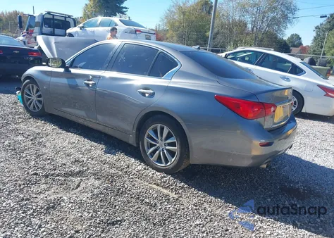 2015 Infiniti Q50 Premium from USA, damaged, VIN JN1BV7AP5FM345026